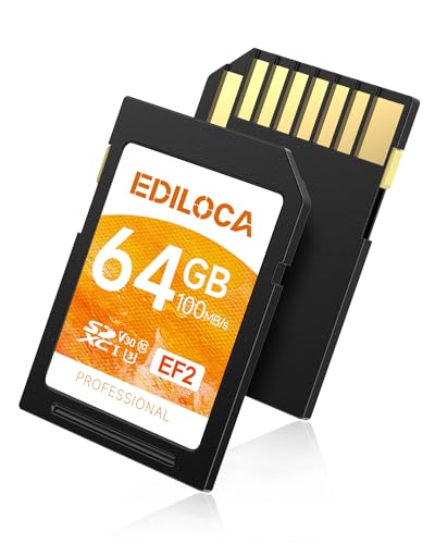 ediloca ef2 uhs-i sd-karte 32gb c10 u1 v10 full-hd 4k-video für fotografen