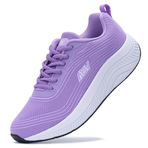 orthopädische damen schuhe für plantarfasziitis, bequeme walking sneaker, extra weit