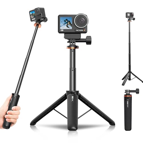 minshuxi selfie stick stativ ausziehbar für kamera und handy 360 rotation