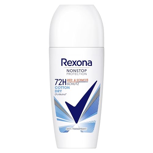 Produktbild: rexona deo roll-on cotton dry 72h antitranspirant schutz vor schweiß 50 ml
