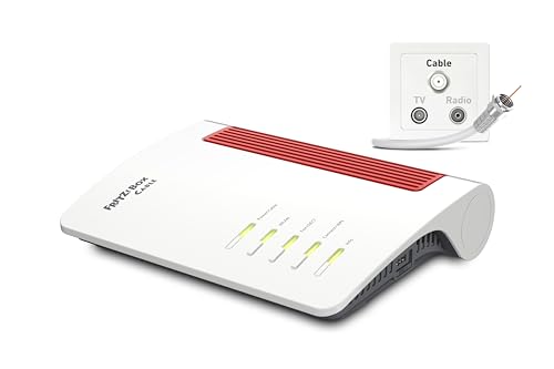 fritz!box 6670 cable router für kabelanschluss, docsis 3.1, wi-fi 7, zigbee, 2,5 gigabit-lan