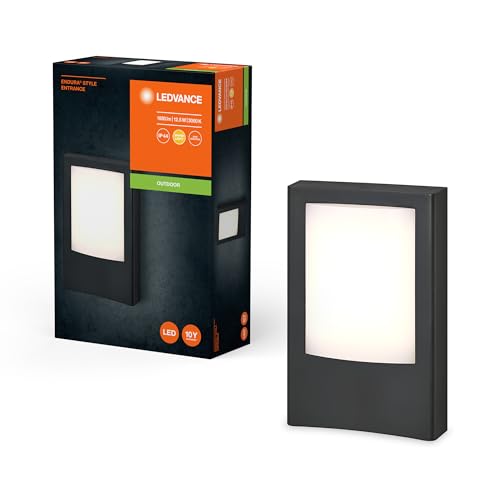 Produktbild: Ledvance endura style entrance außenleuchte 12,5W 900lm dunkelgrau IP44 3000K