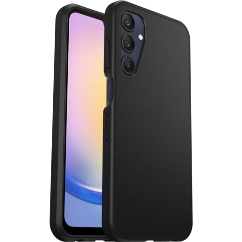 OtterBox React Series Hülle für Samsung Galaxy A25 5G, stoßfest, Schwarz