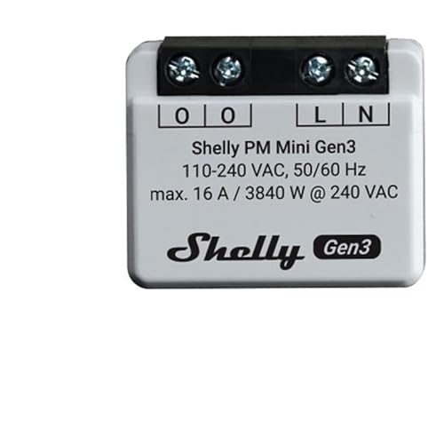 shelly plus pm mini gen 3 kabelloser wlan schalter bluetooth mit strommessung