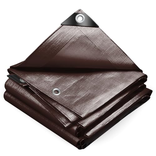 vounot 3 x 5 m wasserdichte tarpaulin 240 g/m mit ösen, reißfest, für möbel