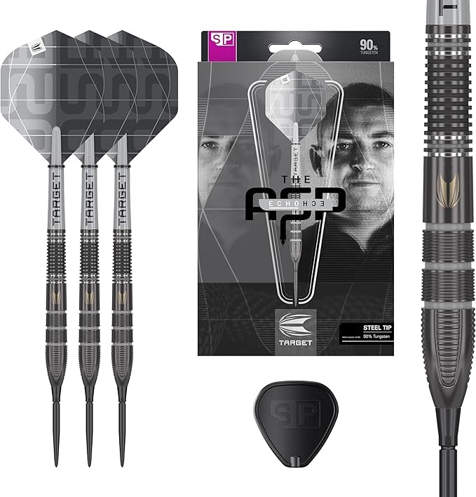 target darts steeldarts nathan aspinall x echo, verschiedene gewichte