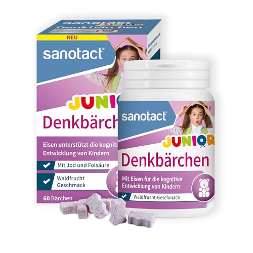 sanotact denkbärchen junior Lutschtabletten mit eisen, folsäure, jod für kinder