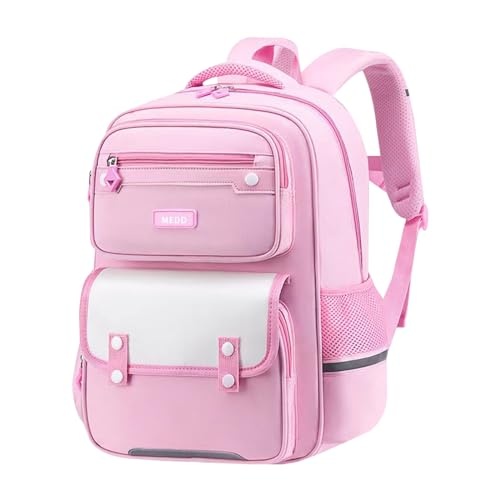 copbopwn schulrucksack mädchen rosa, niedlicher rucksack für kinder, kawaii backpack