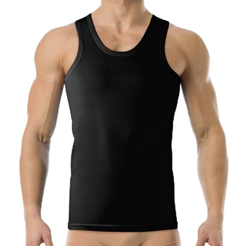auyao herren tank top, ärmelloses shapewear bodenlanges sportshirt für fitness sommer