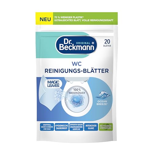 Produktbild: dr. beckmann toilettenreinigungstücher ocean breeze, 20 stück