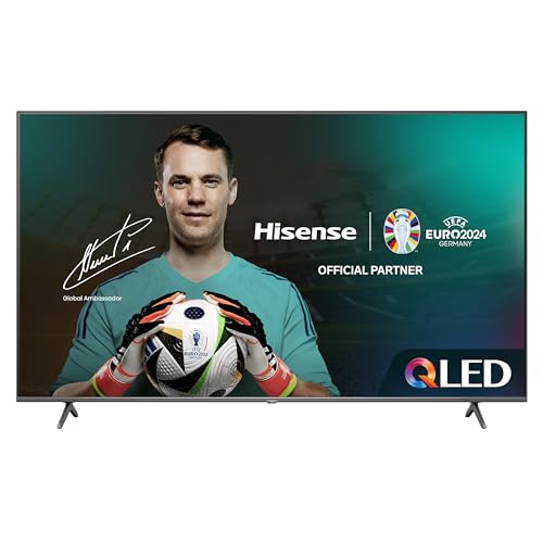 hisense 65e7nq pro 65 zoll 4k qled smart tv, dolby vision, hdmi 2.1, alexa, 2024