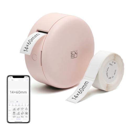 H11 Bluetooth etikettiergerät, tragbares mini beschriftungsgerät, usb aufladen, rosa