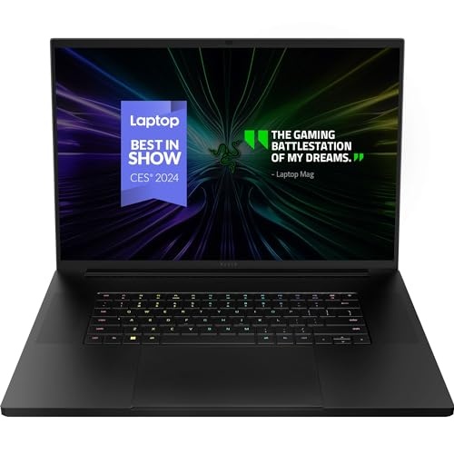 razer blade 18 (2024) - 18 zoll laptop, qwertz tastatur, schwarz