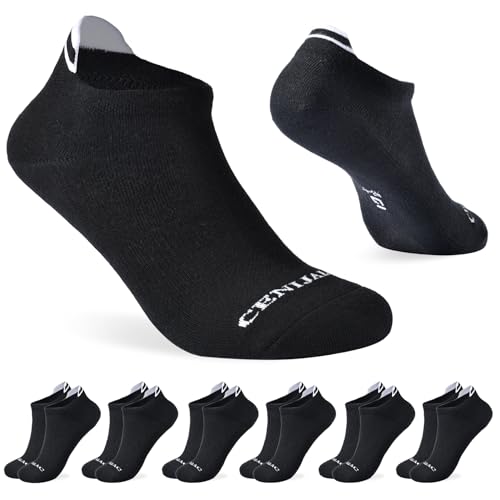 ycqqpro sneakersocken herren damen, kurze baumwoll füßlinge 6/12 paar