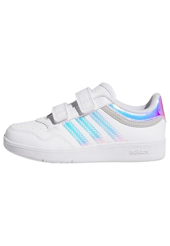 adidas hoos 4.0 c schuhe weiß grau, ftwr white/grey two, 21 eu
