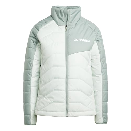 adidas terrex damen jacke insulated multi synthetic, linen green/silver green, M