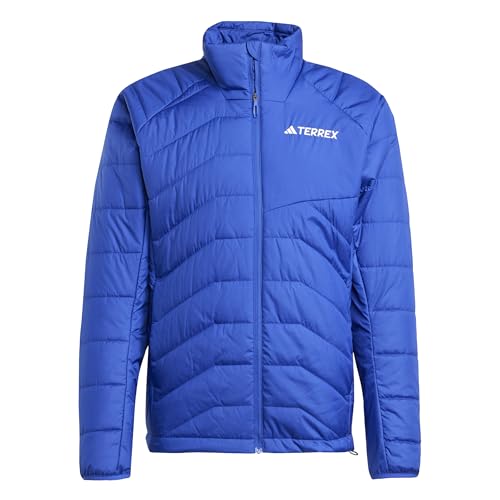 adidas terrex insulated jacke herren blau gr. L, multi synthetic, semi lucid