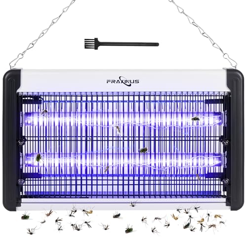 Fraxinus insektenvernichter elektrisch 20W, insektenfalle mit UV-Licht, chemiefrei