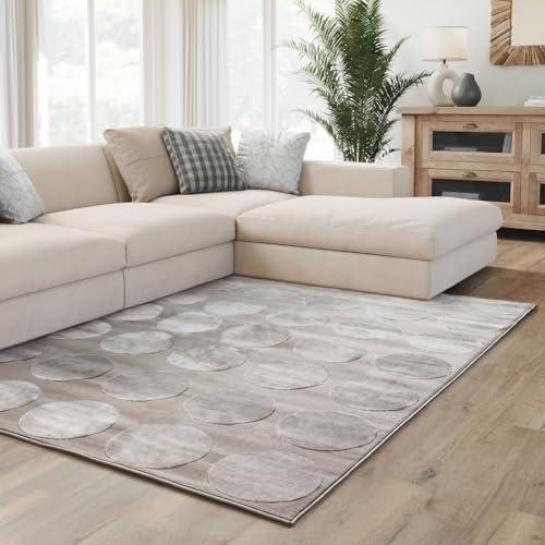 interiyou teppich grau 200x300 cm kurzflorteppich skandinavisches boho muster