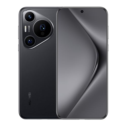 huawei pura 70 pro smartphone, 5050mah akku, schwarz, schnelles aufladen