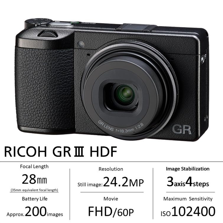 Produktbild: ricoh gr iii hdf, gebraucht - sehr guter zustand, amazon warehouse