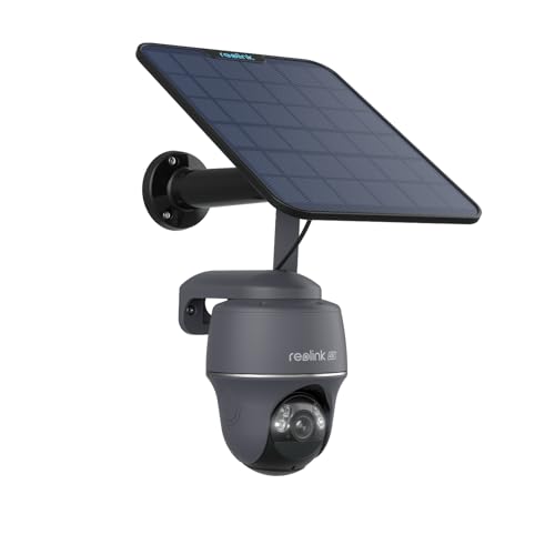 Reolink 4K Überwachungskamera LTE mit SIM, 355 PTZ, 8MP Nachtsicht, Solar, grau