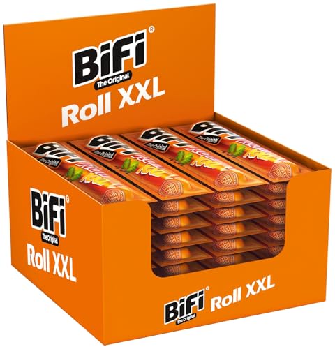 bifi roll xxl salami snack 12er pack 12 x 70g für unterwegs im büro oder beim sport