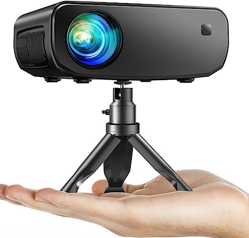 beamer, elephas 2025 upgraded wifi mini beamer 15000 lux 1080p hd tragbar kompatibel mit iphone android tablet hdmi usb