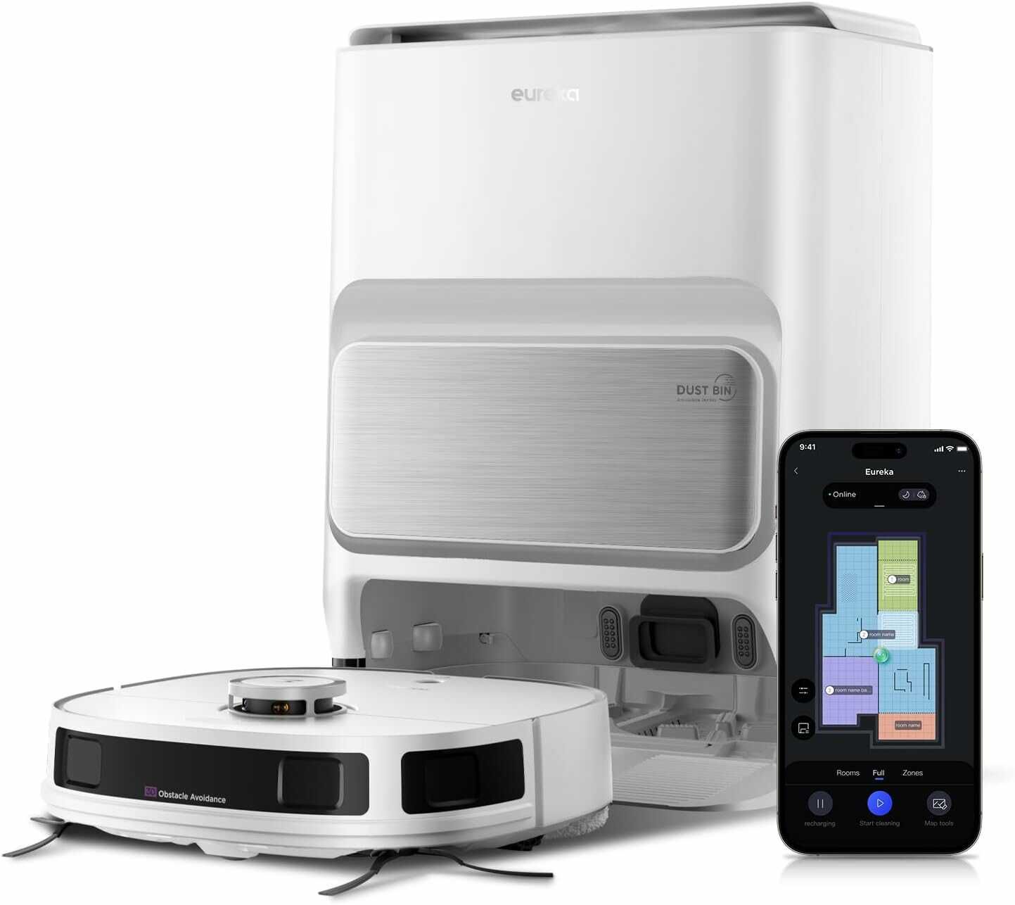 eureka j12 ultra roboterstaubsauger mit wischfunktion selbstentleerung 279,99