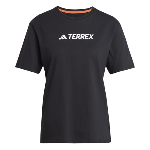 adidas Terrex Classic Logo Shirt Damen, Schwarz, XS