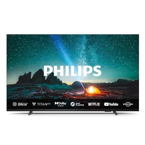 philips 55pus7609 led tv 4k smart mit sprachassistent anthrazitgrau