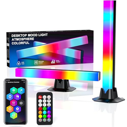 fupt rgb led lichtleiste, tv beleuchtung, ambient beleuchtung, musik sync, 2er pack