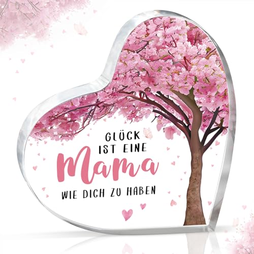 geschenke für mutter, weihnachtsgeschenke für mutter, herzförmige akryl dekoration, geschenk zum muttertag