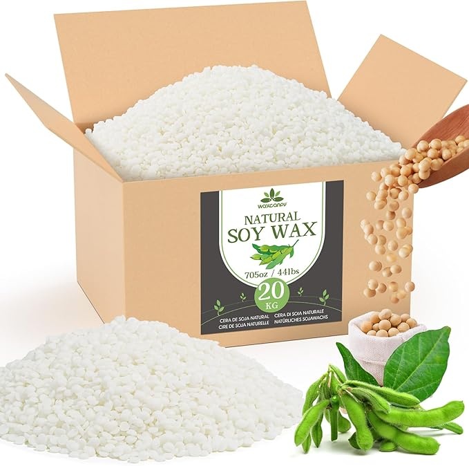 Sojawachs 100% natürlich für Kerzen 200g/1.8kg/5kg/10kg/15kg, Gießen, Herstellung