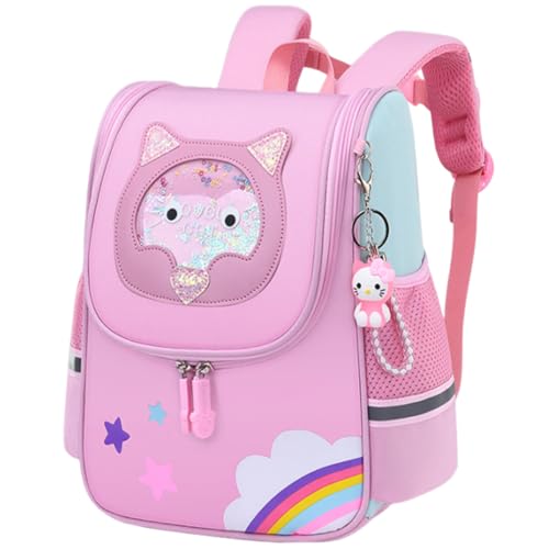 schultaschen mädchen rosa kinder rucksack büchertasche für 3-7 jahre