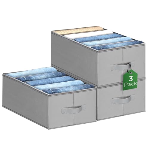 captainfive kleiderschrank organizer 5 fächer aufbewahrungsbox 3er set m 34x25x20cm