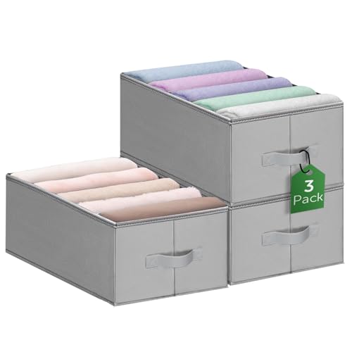 kapitainfive kleiderschrank organizer 3er set 5 fächer 43 x 30 x 20cm stapelbar faltbar