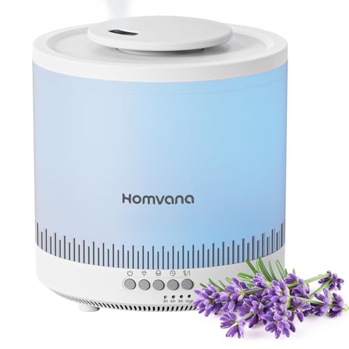 homvana luftbefeuchter für schlafzimmer, 1,8l kühlnebel aroma diffuser, bpa frei