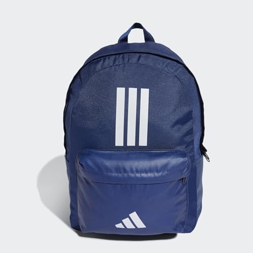 adidas classic three stripes backpack dunkelblau-weiß unisex one size