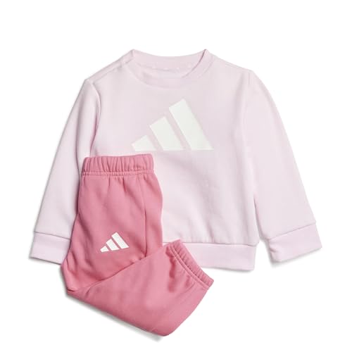 adidas baby jogger essentials unisex, clear pink/white, 0-3 monate