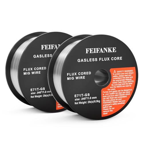 cored wire e71t-gs universal schweißdraht mig mag 1,0 mm 2 kg 2 rollen