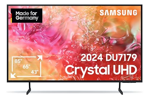 samsung 43 zoll crystal uhd 4k tv du7179, purcolor, smart tv, deutscher model 2024