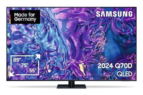 Samsung QLED 4K Fernseher Q70D, 2024, Deutsches Modell mit intelligentem Bild und exzellentem Sound