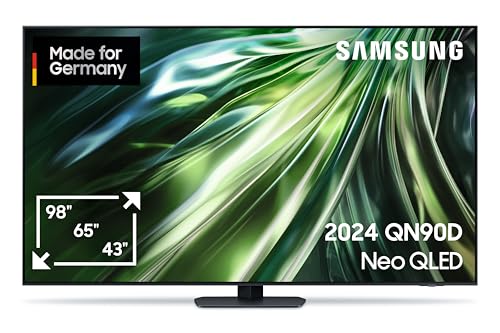 samsung neo qled 4k qn90d fernseher, deutsches modell 2024