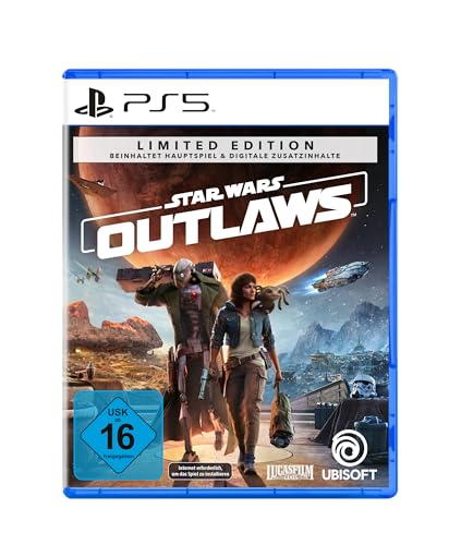 star wars outlaws limited edition für playstation 5, exklusiv bei amazon