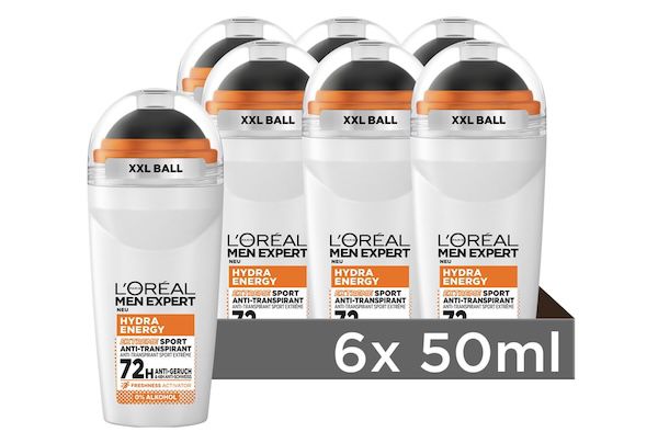 loral men expert deoroller 12x für männer 72h für 17,87 (statt 27)