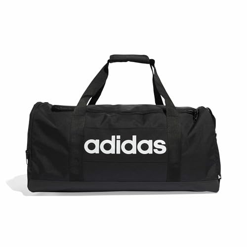 adidas essentials linear duffel bag schwarz, unisex, mittelgröße