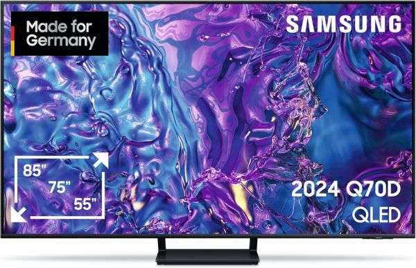 Samsung Q70D 75 Zoll 4K QLED Smart TV 120Hz für 1.039 Euro statt 1.229 Euro
