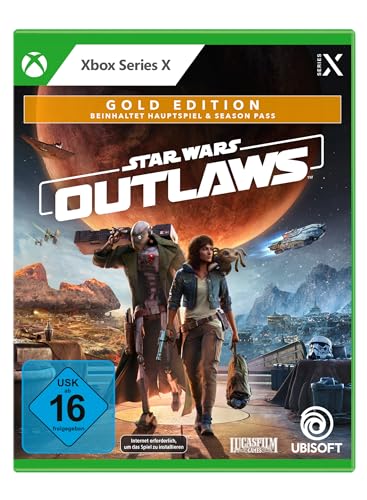 star wars outlaws gold edition inkl. season pass und früherer zugang - xbox series x