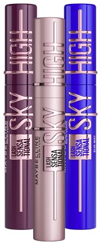 maybelline lash sensational sky high mascara schwarz blau burgundy 3x 7,2 ml